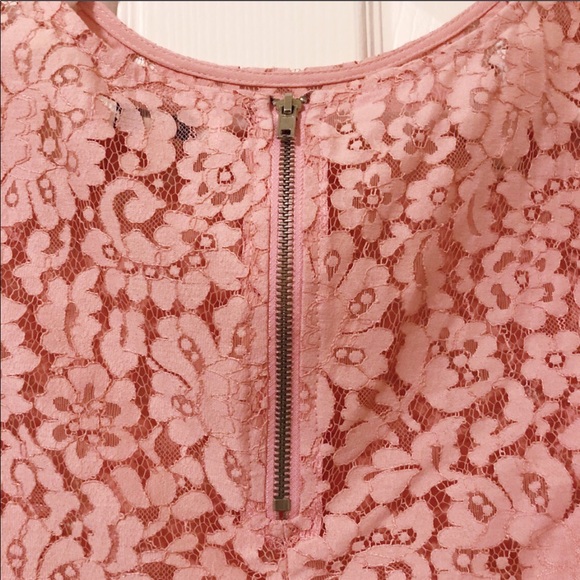 Millennial pink lace crop top from ASOS - Picture 2 of 5